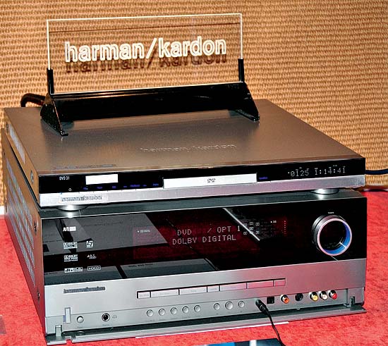 Стильные театральные компоненты Harman/Kardon: DVD-Audio/Video-проигрыватель DVD 31 и AV-ресивер AVR 635 (2х90 Вт или 7х70 Вт)