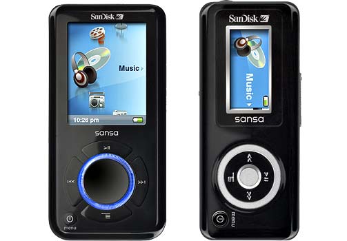 MP3- SanDisk Sansa e200  Sansa c100