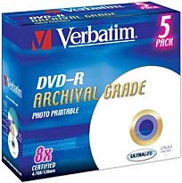 Verbatim Archival Grade DVD-R