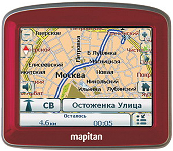 GPS- Mapitan RoadVector Cherry