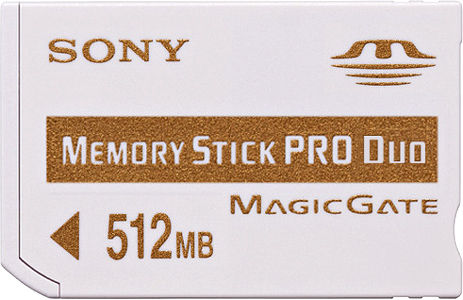 - Sony MemoryStick Pro Duo