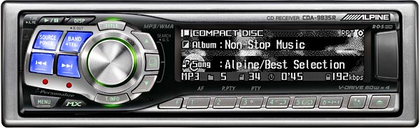 CD/3- Alpine CDA-9835R