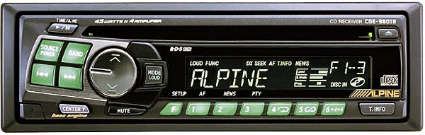 Alpine CDE-9801R